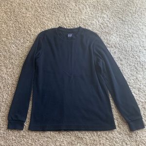 Gap waffle long sleeve in Navy Blue